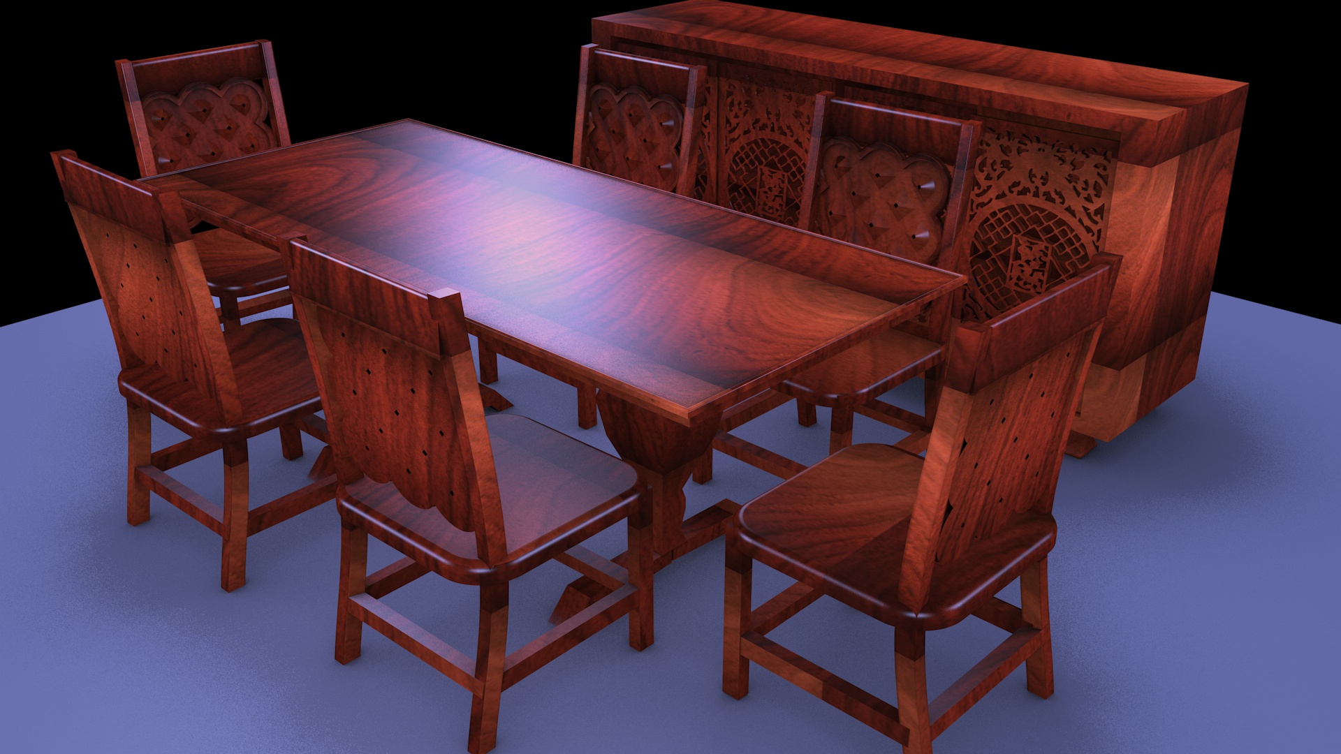 dining-room-set-lady-hattori-餐厅套装